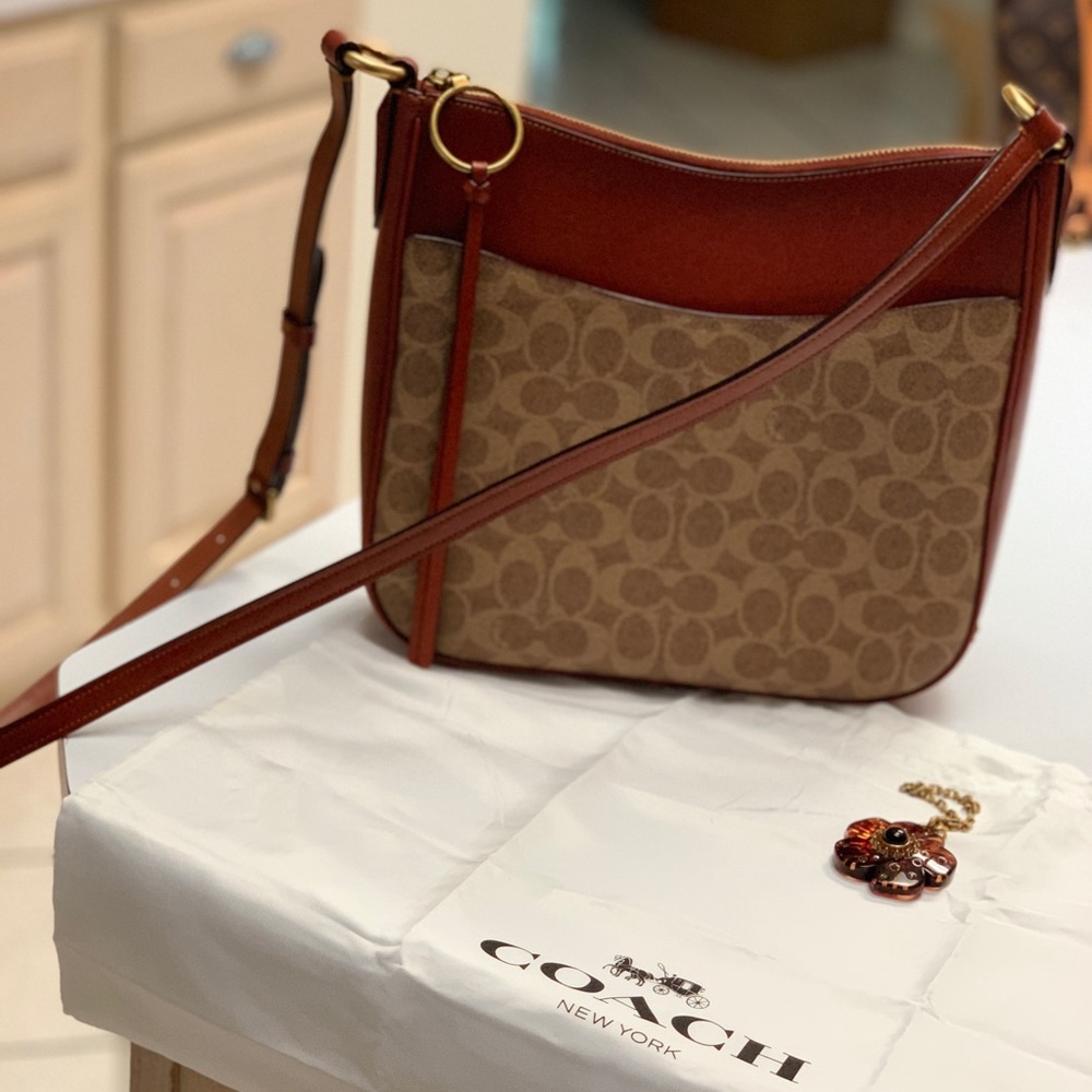 Coach logo crossbody